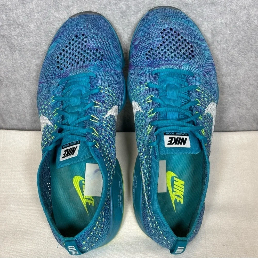 Nike Flyknit Zoom Agility Training Sneakers-Blue Volt-Women Size 9